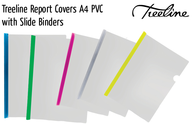 treeline report covers a4 pvc with slide binders