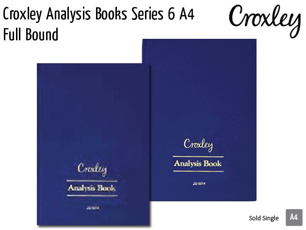 croxley analysis books series 6 a4
