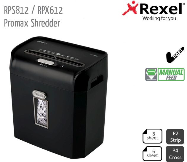 rps812 and rpx612 promax shredder