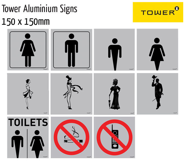 tower aluminium signs 150x150
