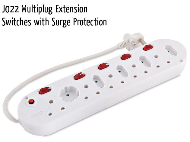 j022 multiplug extension switches with surge protection