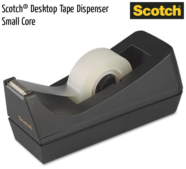 scotch desktop tape dispenser small core