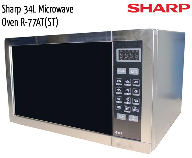sharp microwave oven r77at st