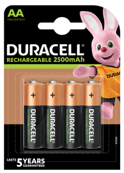 duracell recharge plus AA