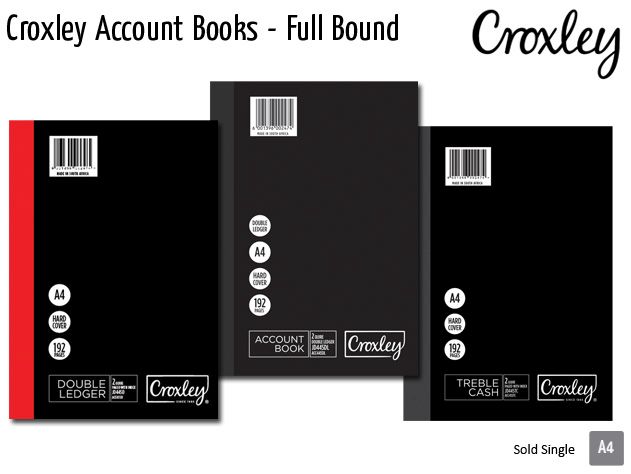 croxley account books full bound jd455