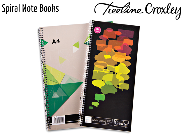 croxley spiral note books