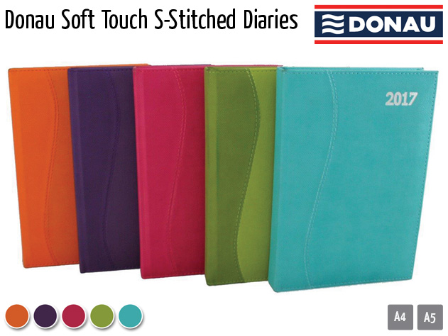donau soft touch s stitched diaries