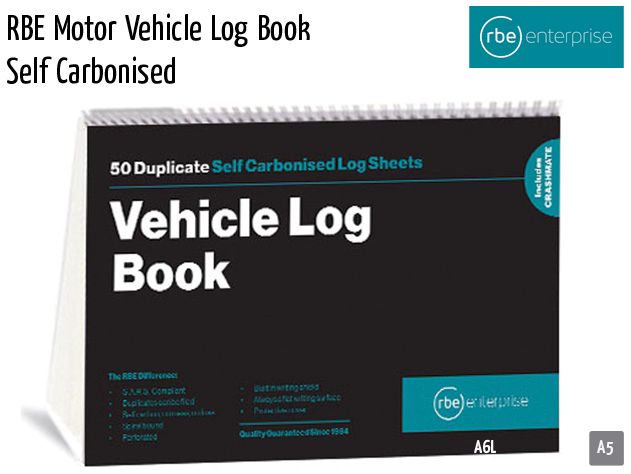rbe motor vehicle log book