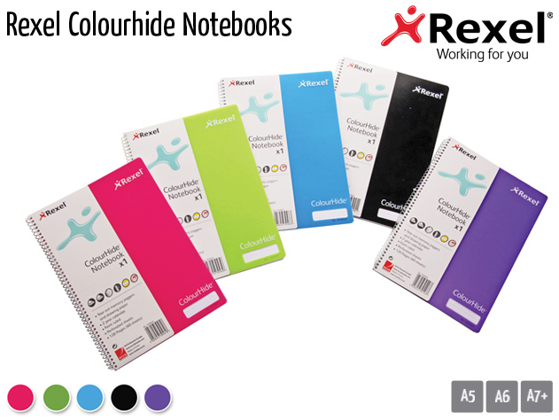 rexel colourhide notebooks