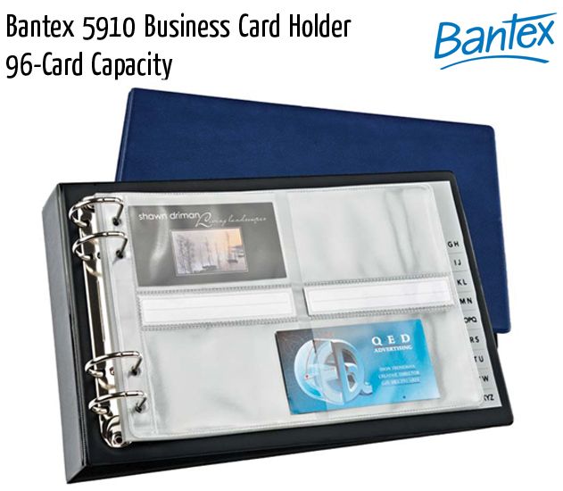 bantex 5910 business card holder