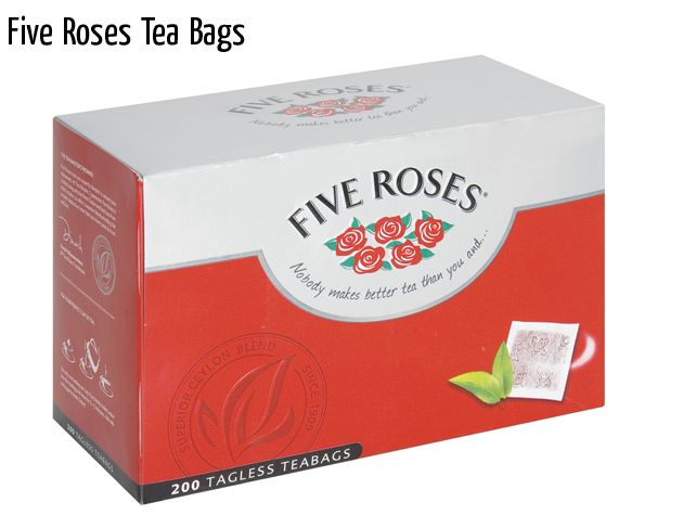 five roses tea bags