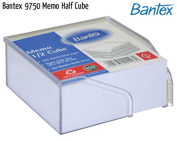 bantex 9750 memo half cube