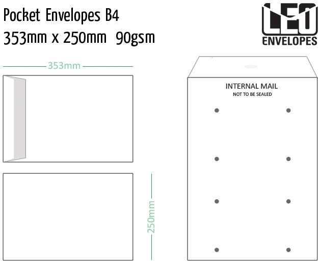 pocket envelopes b4