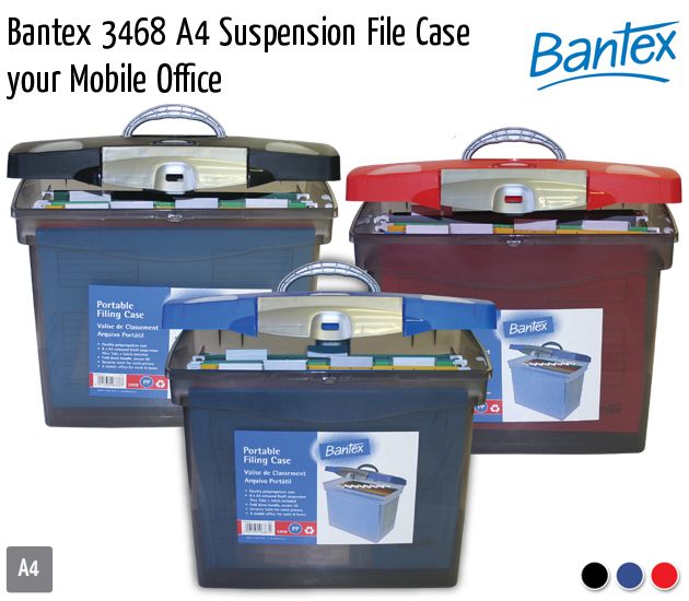 bantex 3468 a4 suspension file case