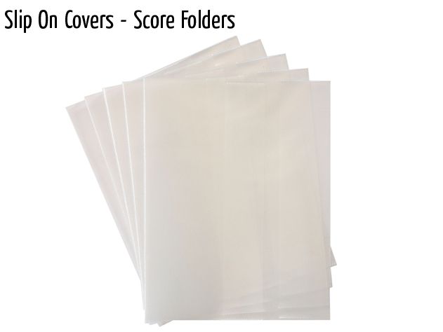 slip on covers score folders