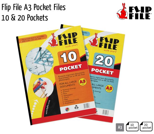 flip file a3 pocket files