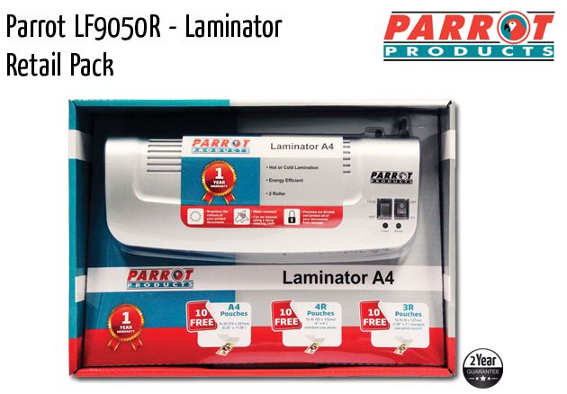parrot laminators lf9050r retail pack