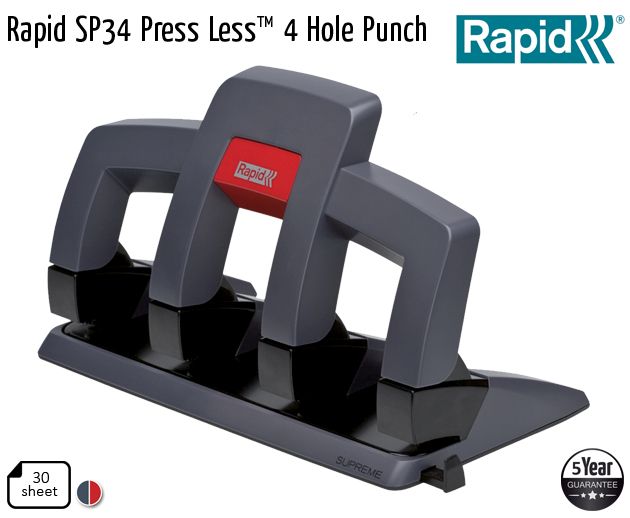 rapid sp34 press less 4 hole punch