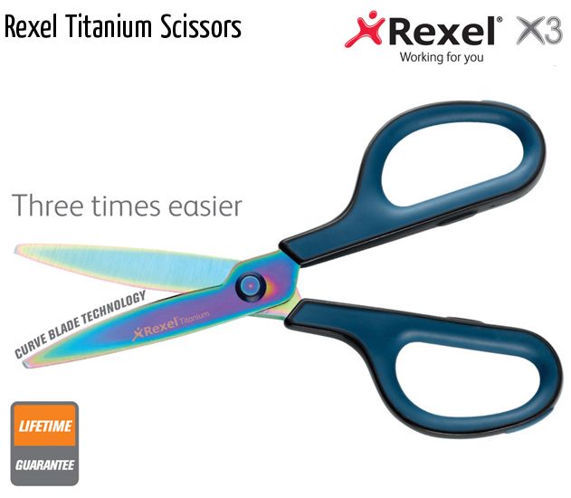 rexel titanium scissors