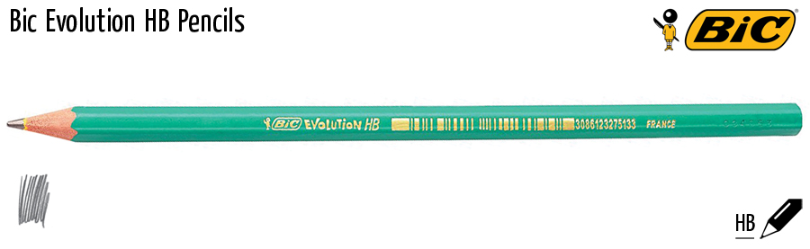 pencils bic evolution hb